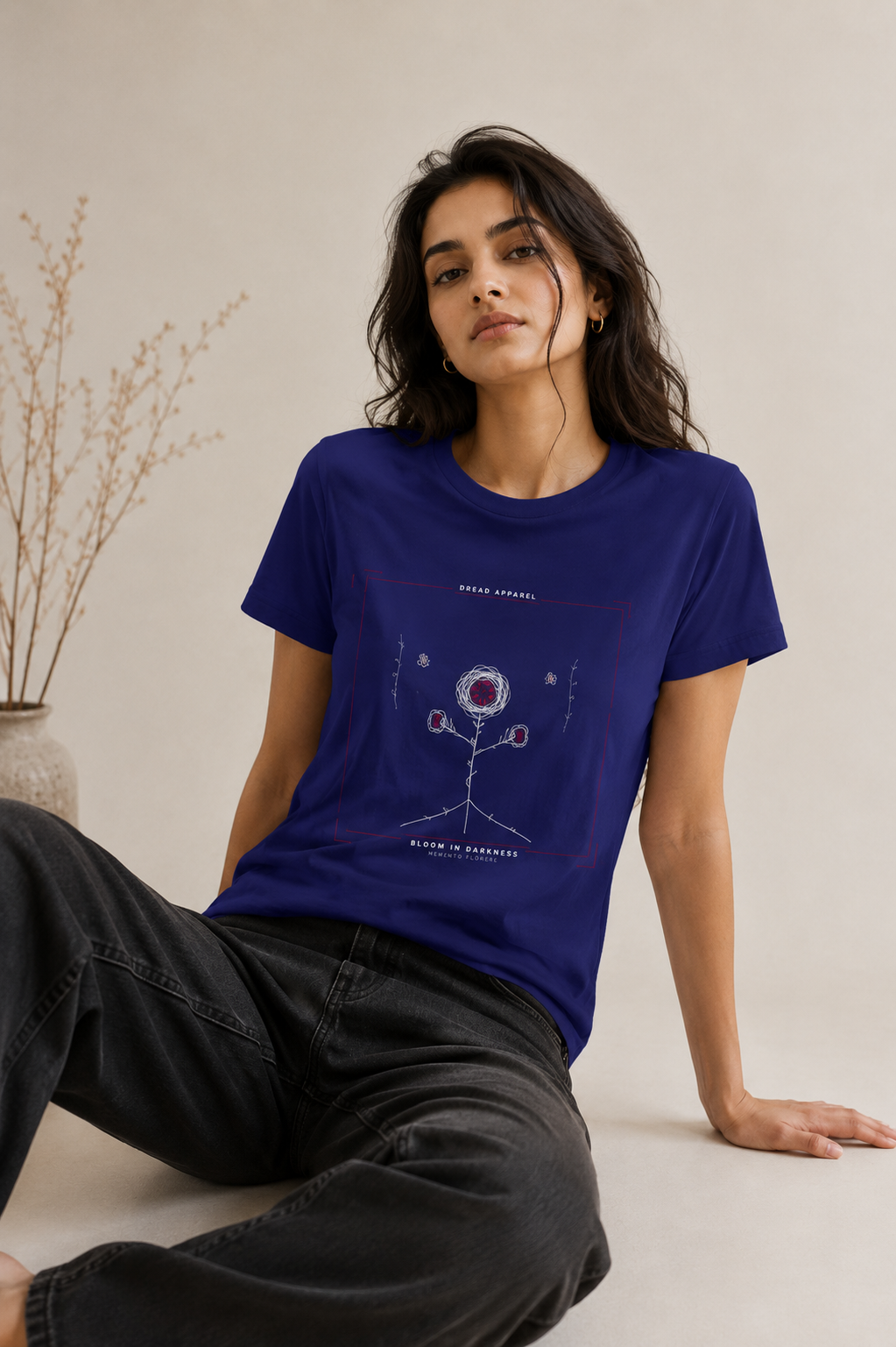 Dark Floral Classic Dread T-Shirt